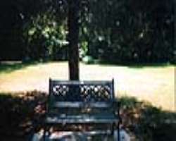 There is a monument and bench as a mark of the place There is a monument and bench as a mark of the place.